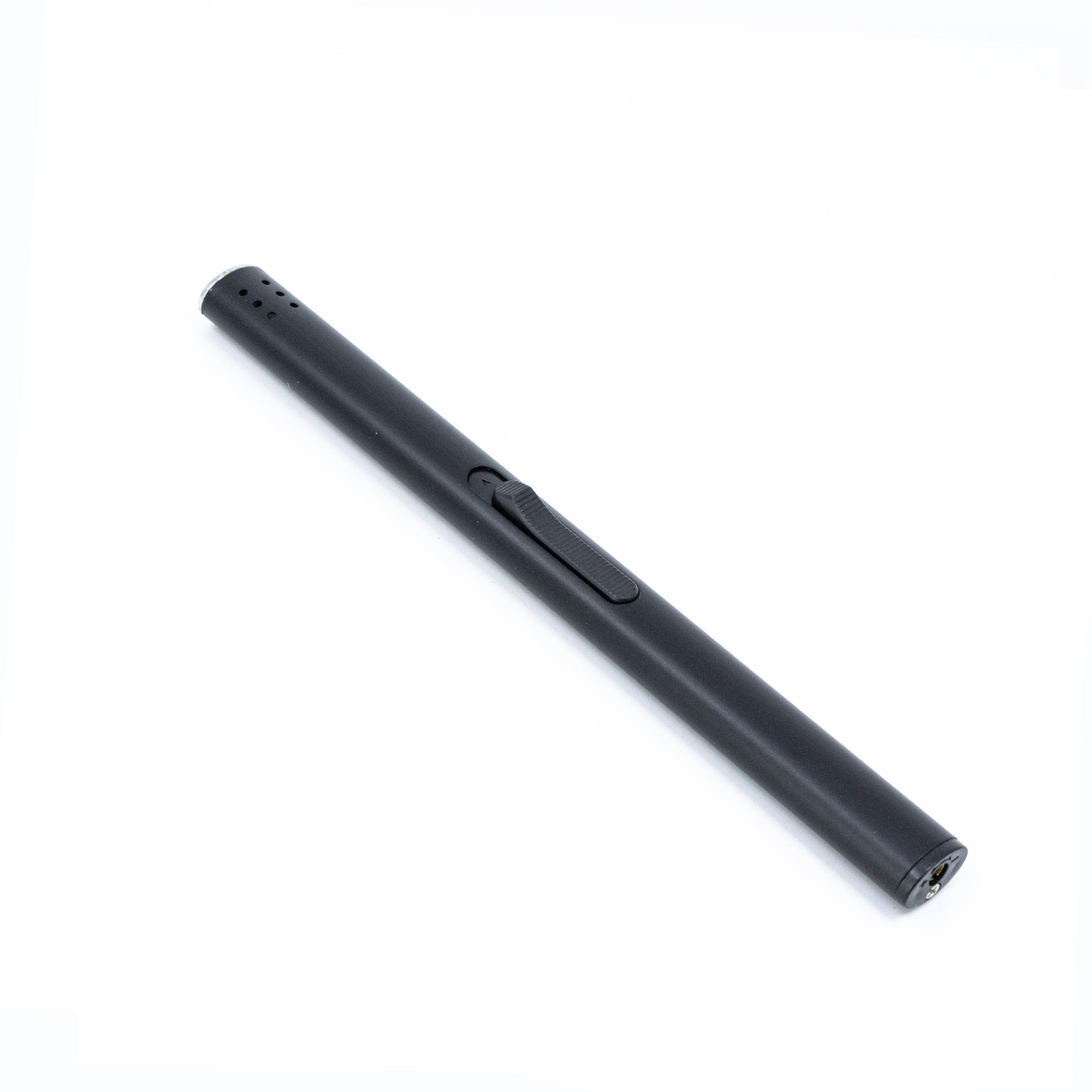 flameless metallic lighter in black finish