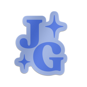 juniper grove monogram logo sticker