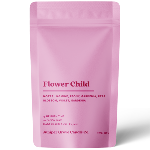 medium size bag of wax melts pink